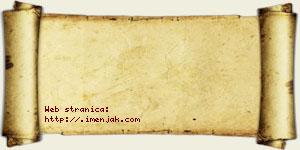 Angelina Radenković vizit kartica